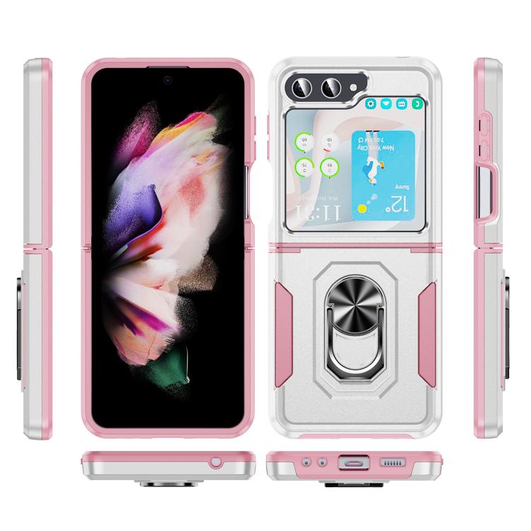 Custodia per telefono Pioneer Armor PC + TPU con supporto, For Samsung Galaxy Z Flip6 5G, For Samsung Galaxy Z Fold5 5G