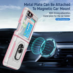 Custodia per telefono Pioneer Armor PC + TPU con supporto, For Samsung Galaxy Z Flip6 5G, For Samsung Galaxy Z Fold5 5G