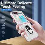Custodia per telefono Pioneer Armor PC + TPU con supporto, For Samsung Galaxy Z Flip6 5G, For Samsung Galaxy Z Fold5 5G