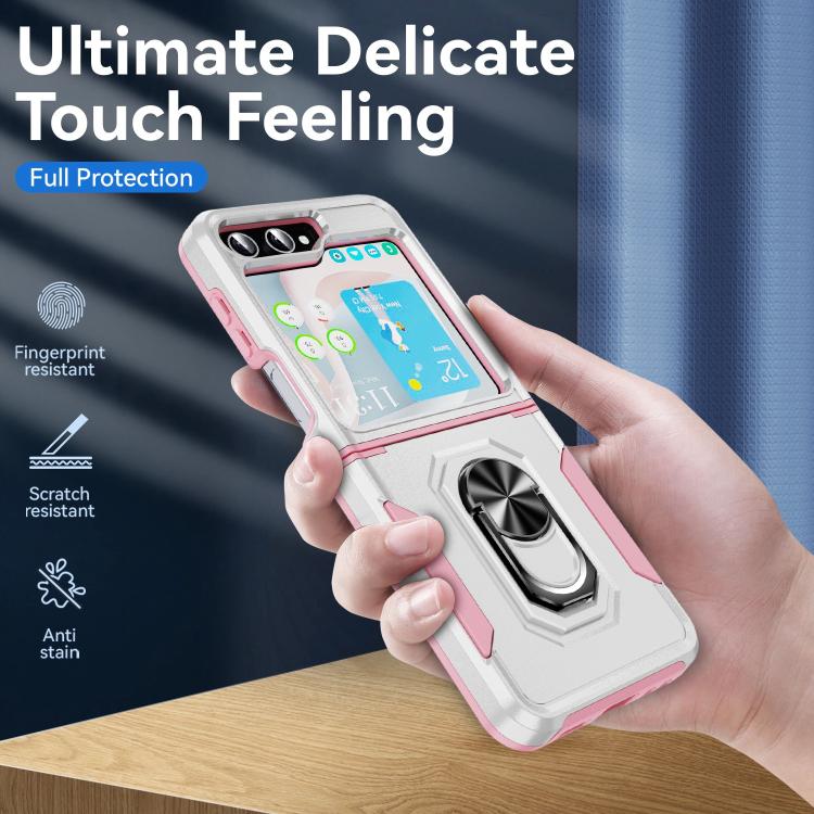 Custodia per telefono Pioneer Armor PC + TPU con supporto, For Samsung Galaxy Z Flip6 5G, For Samsung Galaxy Z Fold5 5G