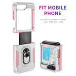 Custodia per telefono Pioneer Armor PC + TPU con supporto, For Samsung Galaxy Z Flip6 5G, For Samsung Galaxy Z Fold5 5G