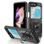 Custodia per telefono Pioneer Armor PC + TPU con supporto, For Samsung Galaxy Z Flip6 5G, For Samsung Galaxy Z Fold5 5G
