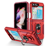Custodia per telefono Pioneer Armor PC + TPU con supporto, For Samsung Galaxy Z Flip6 5G, For Samsung Galaxy Z Fold5 5G