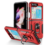 Custodia per telefono Pioneer Armor PC + TPU con supporto, For Samsung Galaxy Z Flip6 5G, For Samsung Galaxy Z Fold5 5G