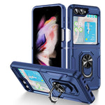 Custodia per telefono Pioneer Armor PC + TPU con supporto, For Samsung Galaxy Z Flip6 5G, For Samsung Galaxy Z Fold5 5G