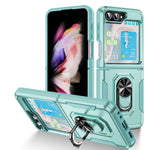 Custodia per telefono Pioneer Armor PC + TPU con supporto, For Samsung Galaxy Z Flip6 5G, For Samsung Galaxy Z Fold5 5G