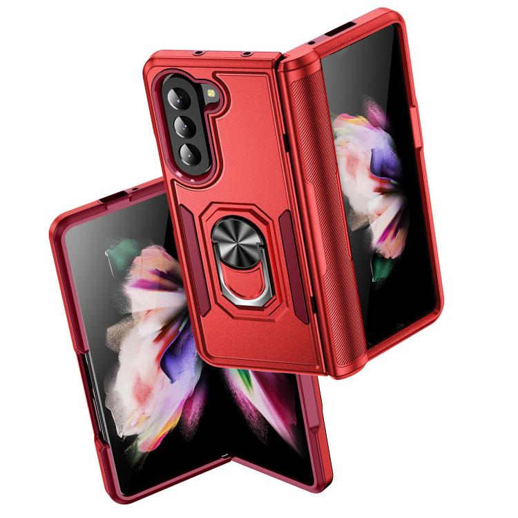 Custodia per telefono Pioneer Armor PC + TPU con supporto, For Samsung Galaxy Z Flip6 5G, For Samsung Galaxy Z Fold5 5G