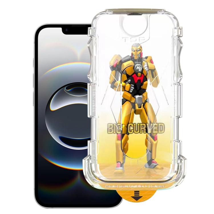 Pellicola in vetro temperato per armature antipolvere di facile installazione, For iPhone 17e / 16e, For iPhone 17 Pro Max, For iPhone 17 Pro, For iPhone 17, For iPhone Air, For iPhone 16 Pro Max, For iPhone 16 Pro, For iPhone 16 Plus, For iPhone 16   ...
