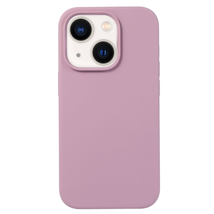 Custodia silicone liquido per iPhone 13 mini