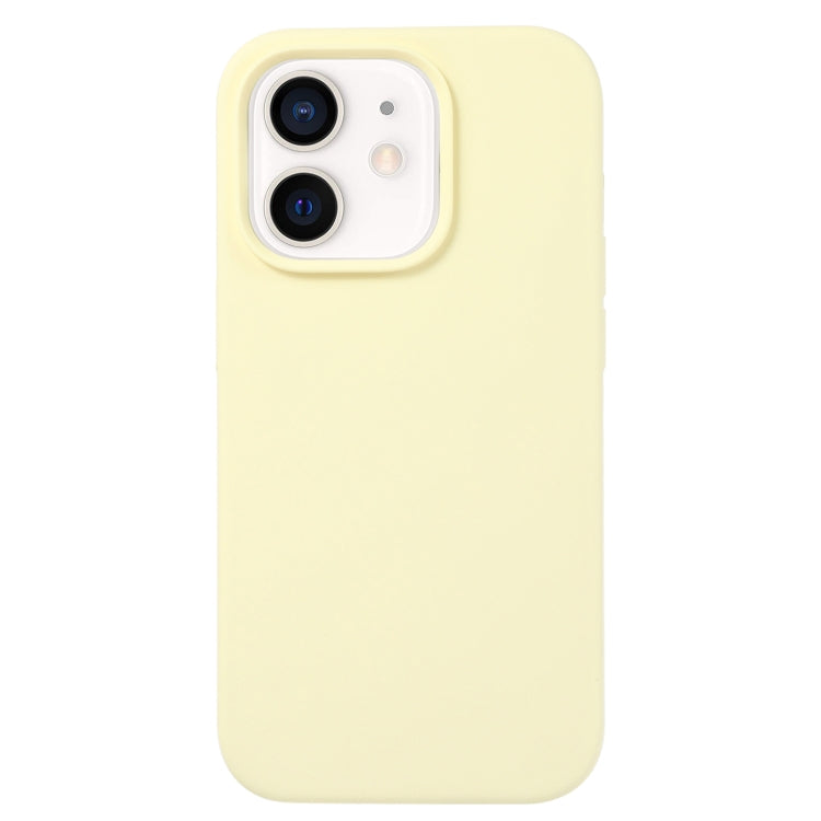 Custodia silicone liquido per iPhone 12 mini