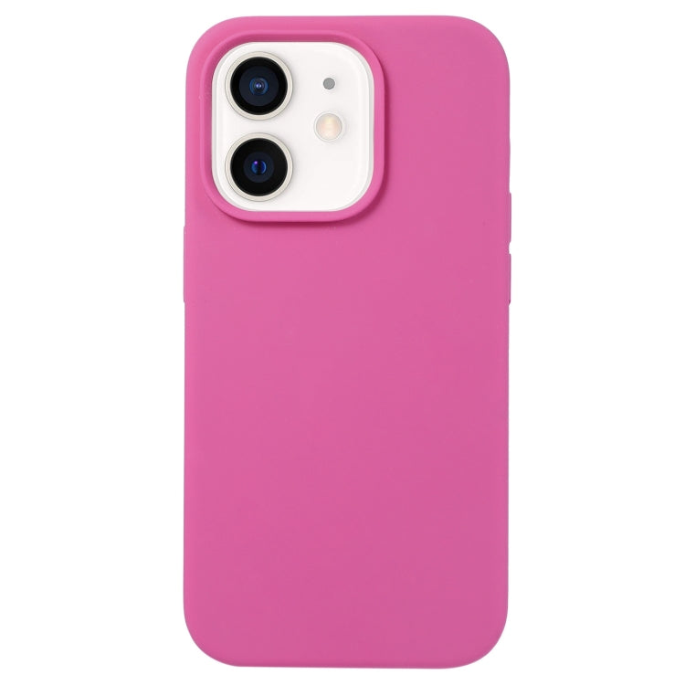 Custodia silicone liquido per iPhone 12 mini