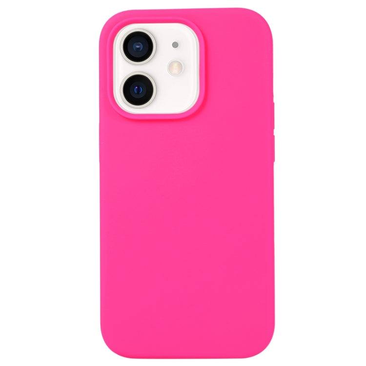 Custodia silicone liquido per iPhone 12 mini