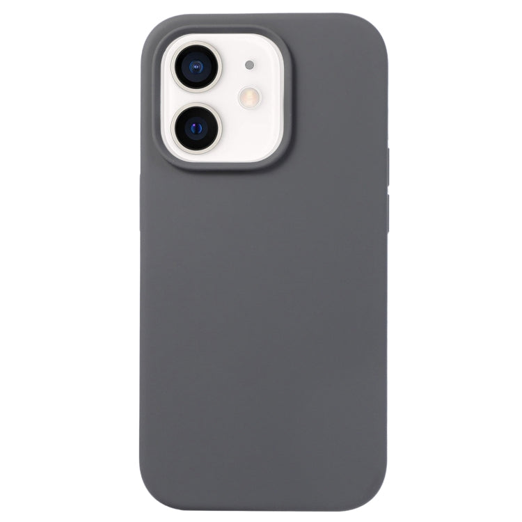Custodia silicone liquido per iPhone 12 mini