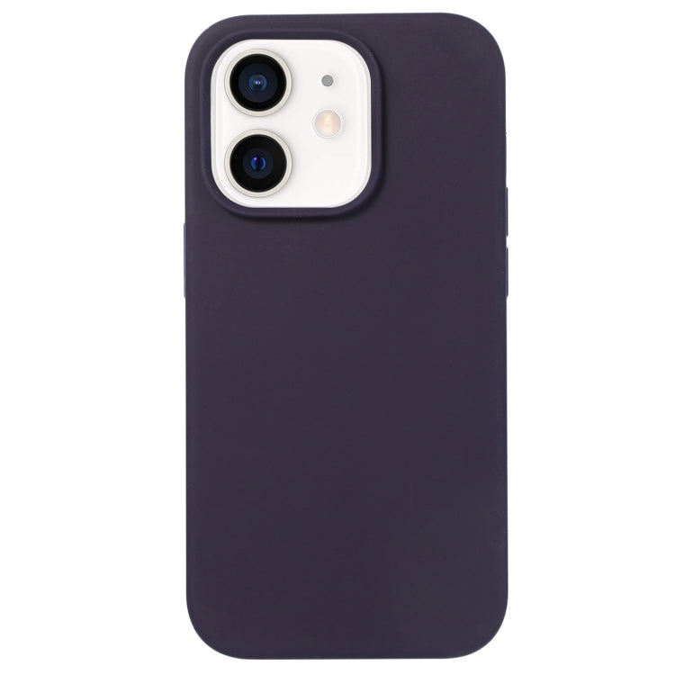 Custodia silicone liquido per iPhone 12 mini