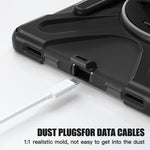Impugnatura rotante Custodia per tablet in TPU + PC, For Galaxy Tab S10 FE / S9 FE / S9 / S8 / S7, For Samsung Galaxy Tab S9+ / S8+