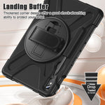 Impugnatura rotante Custodia per tablet in TPU + PC, For Galaxy Tab S10 FE / S9 FE / S9 / S8 / S7, For Samsung Galaxy Tab S9+ / S8+