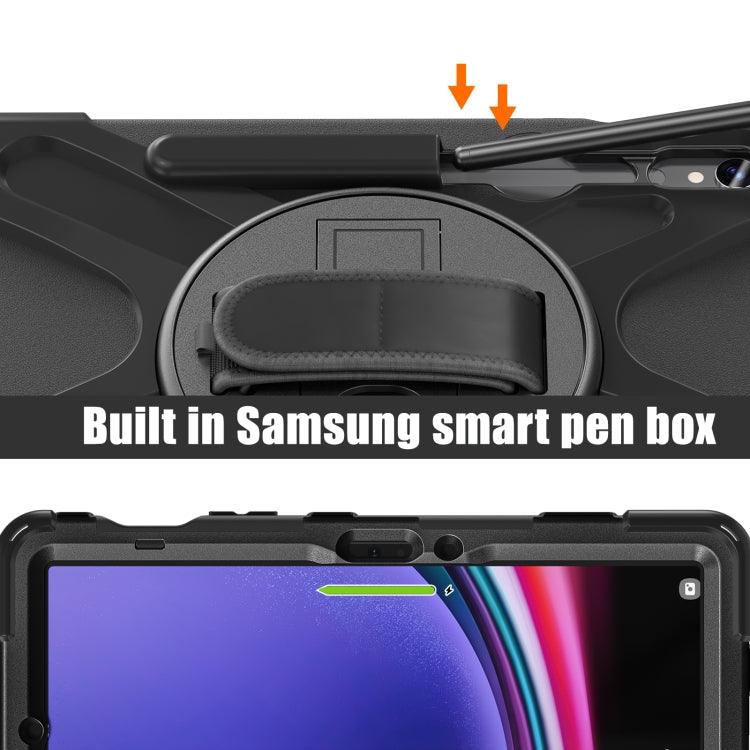 Impugnatura rotante Custodia per tablet in TPU + PC, For Galaxy Tab S10 FE / S9 FE / S9 / S8 / S7, For Samsung Galaxy Tab S9+ / S8+