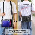Impugnatura rotante Custodia per tablet in TPU + PC, For Galaxy Tab S10 FE / S9 FE / S9 / S8 / S7, For Samsung Galaxy Tab S9+ / S8+