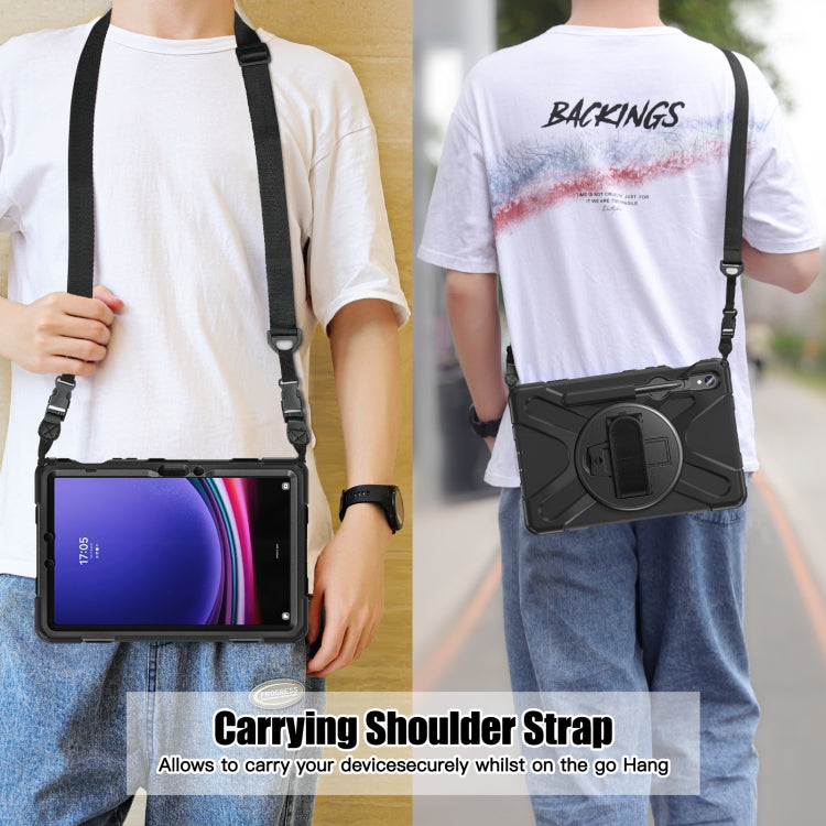 Impugnatura rotante Custodia per tablet in TPU + PC, For Galaxy Tab S10 FE / S9 FE / S9 / S8 / S7, For Samsung Galaxy Tab S9+ / S8+