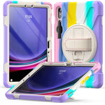 Impugnatura rotante Custodia per tablet in TPU + PC, For Galaxy Tab S10 FE / S9 FE / S9 / S8 / S7, For Samsung Galaxy Tab S9+ / S8+