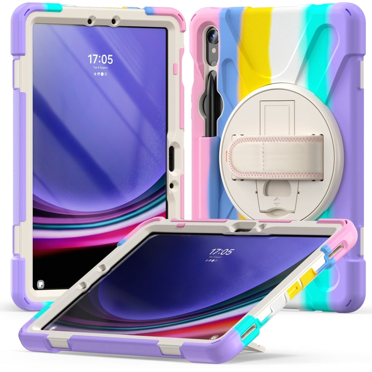 Impugnatura rotante Custodia per tablet in TPU + PC, For Galaxy Tab S10 FE / S9 FE / S9 / S8 / S7, For Samsung Galaxy Tab S9+ / S8+