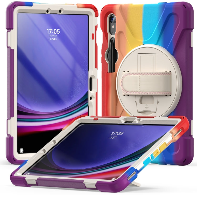 Impugnatura rotante Custodia per tablet in TPU + PC, For Galaxy Tab S10 FE / S9 FE / S9 / S8 / S7, For Samsung Galaxy Tab S9+ / S8+