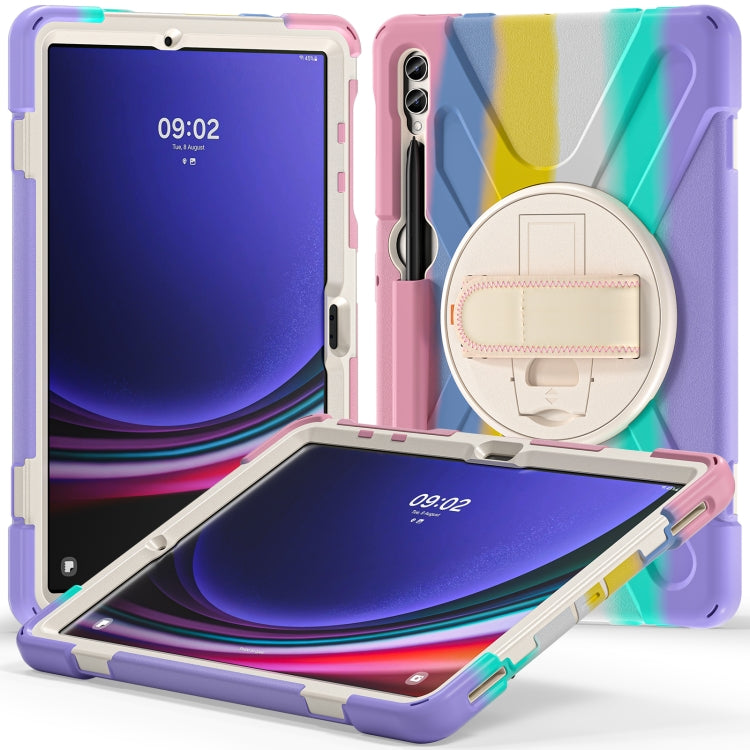 Impugnatura rotante Custodia per tablet in TPU + PC, For Galaxy Tab S10 FE / S9 FE / S9 / S8 / S7, For Samsung Galaxy Tab S9+ / S8+
