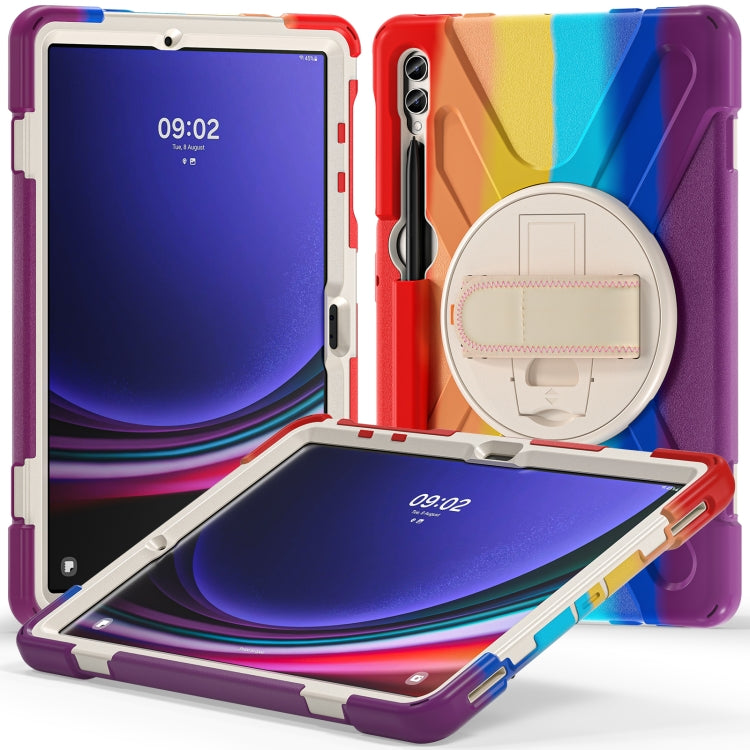 Impugnatura rotante Custodia per tablet in TPU + PC, For Galaxy Tab S10 FE / S9 FE / S9 / S8 / S7, For Samsung Galaxy Tab S9+ / S8+