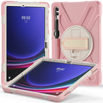 Impugnatura rotante Custodia per tablet in TPU + PC, For Galaxy Tab S10 FE / S9 FE / S9 / S8 / S7, For Samsung Galaxy Tab S9+ / S8+
