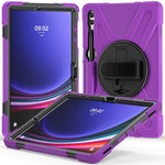 Impugnatura rotante Custodia per tablet in TPU + PC, For Galaxy Tab S10 FE / S9 FE / S9 / S8 / S7, For Samsung Galaxy Tab S9+ / S8+