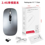 Mouse ricaricabile wireless HXSJ M103 1600 DPI 2,4 GHz, 2.4GHz Grey, 2.4GHz Silver
