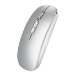 Mouse ricaricabile wireless HXSJ M103 1600 DPI 2,4 GHz, 2.4GHz Grey, 2.4GHz Silver