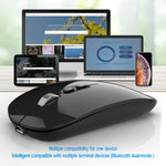 Mouse ricaricabile wireless HXSJ M103 1600 DPI 2,4 GHz, 2.4GHz Grey, 2.4GHz Silver