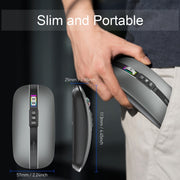 HXSJ M113 2400 DPI doppia modalità 2,4 GHz + mouse wireless Bluetooth 5.1