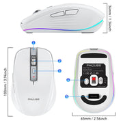 HXSJ M303 2400 DPI doppia modalità 2,4 GHz + mouse wireless Bluetooth 5.1