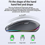 HXSJ M303 2400 DPI doppia modalità 2,4 GHz + mouse wireless Bluetooth 5.1