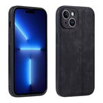 Custodia per telefono AZNS in pelle goffrata 3D, For iPhone 15