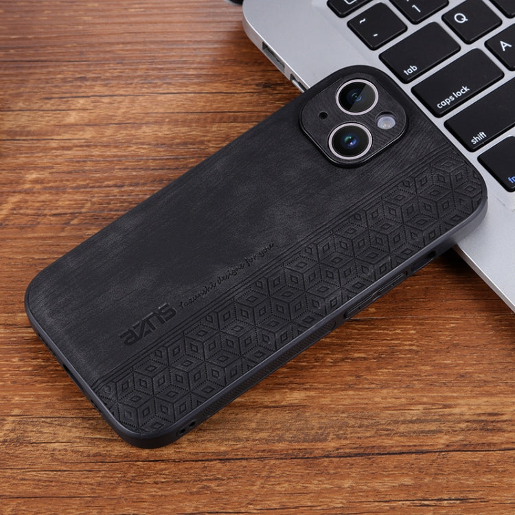 Custodia per telefono AZNS in pelle goffrata 3D, For iPhone 15