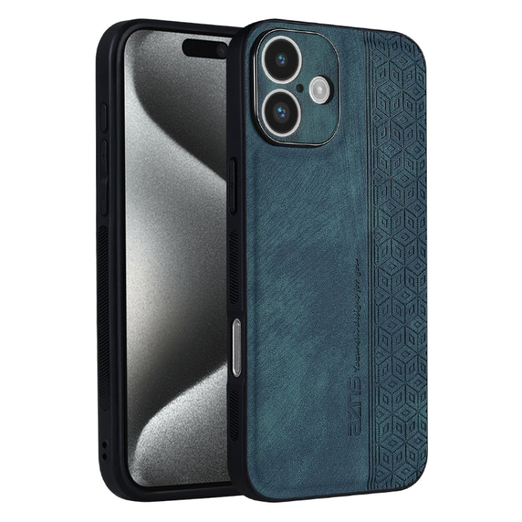 Custodia per telefono AZNS in pelle goffrata 3D, For iPhone 16, For iPhone 15 Pro Max, For iPhone 15 Pro, For iPhone 15 Plus