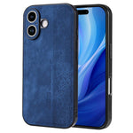 Custodia per telefono AZNS in pelle goffrata 3D, For iPhone 16e / 17e, For iPhone 17 Pro Max, For iPhone 17 Pro, For iPhone 17