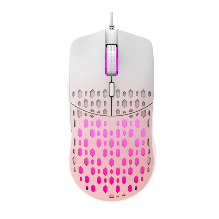 HXSJ S500 3600 DPI Mouse cablato luminoso colorato, lunghezza cavo: 1,5 m