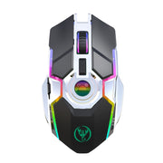 Mouse wireless HXSJ T30 2400 DPI RGB 2,4 GHz