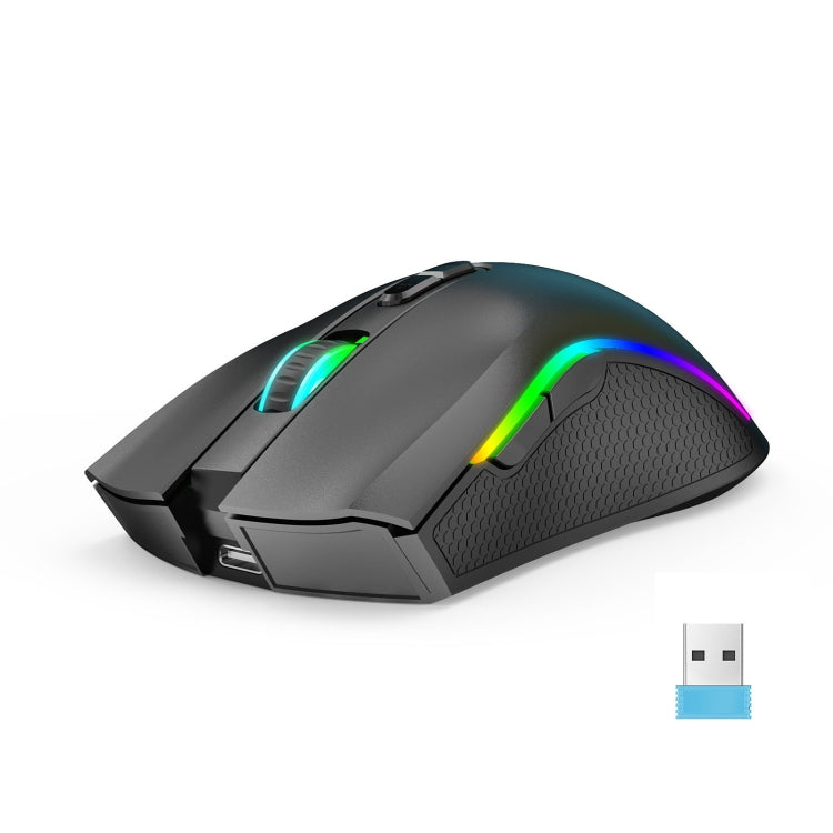 Mouse wireless HXSJ T69 4800 DPI RGB 2,4 GHz, T69
