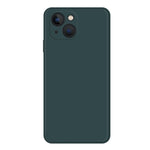 Custodia per telefono in silicone liquido imitazione, For iPhone 15 Plus, For iPhone 15