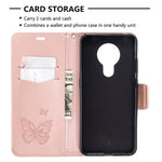 Custodia portafoglio in pelle con slot carte per Redmi Note 9