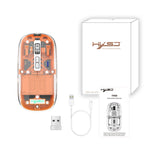 Mouse da gioco wireless a tre modalità con magnete trasparente HXSJ T900