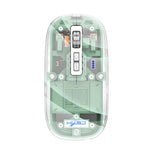 Mouse da gioco wireless a tre modalità con magnete trasparente HXSJ T900