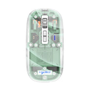 Mouse da gioco wireless a tre modalità con magnete trasparente HXSJ T900