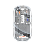 Mouse da gioco wireless a tre modalità con magnete trasparente HXSJ T900