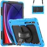 Silicone + custodia per tablet PC, For Samsung Galaxy Tab S9 Ultra / S10 Ultra, For Samsung Galaxy Tab S10+ / S9+ / S9 FE+